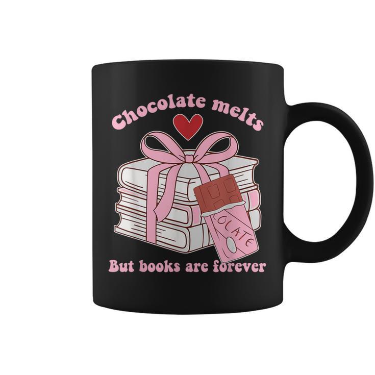 Chocolate Melts But Books Are Forever Booktrovert Graphic Print Coffee Mug
