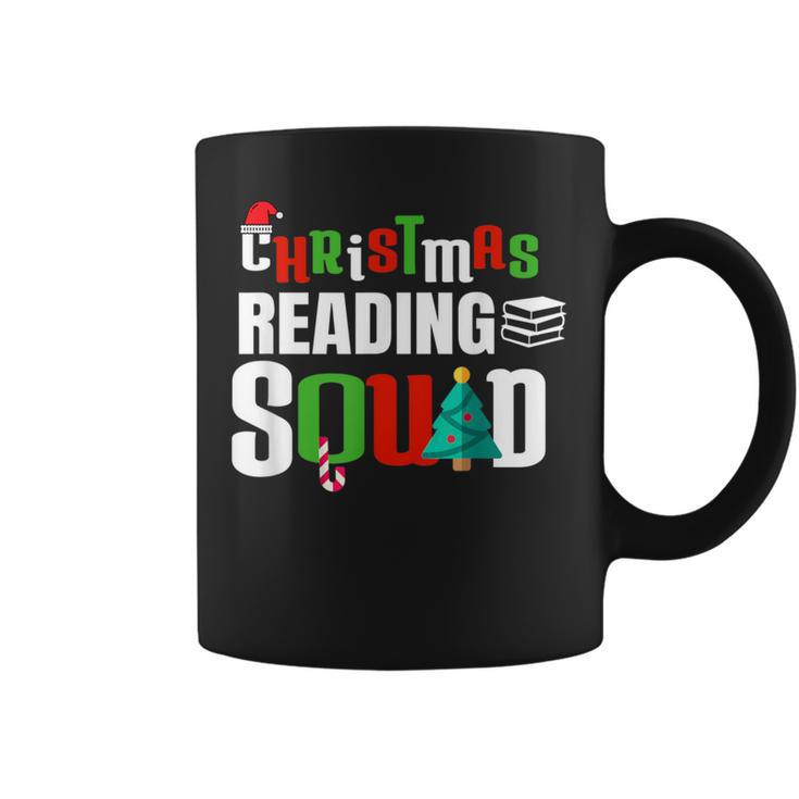 Christmas Reading Squad Xmas Book Lover Bookworm Literature Graphic Print Coffee Mug