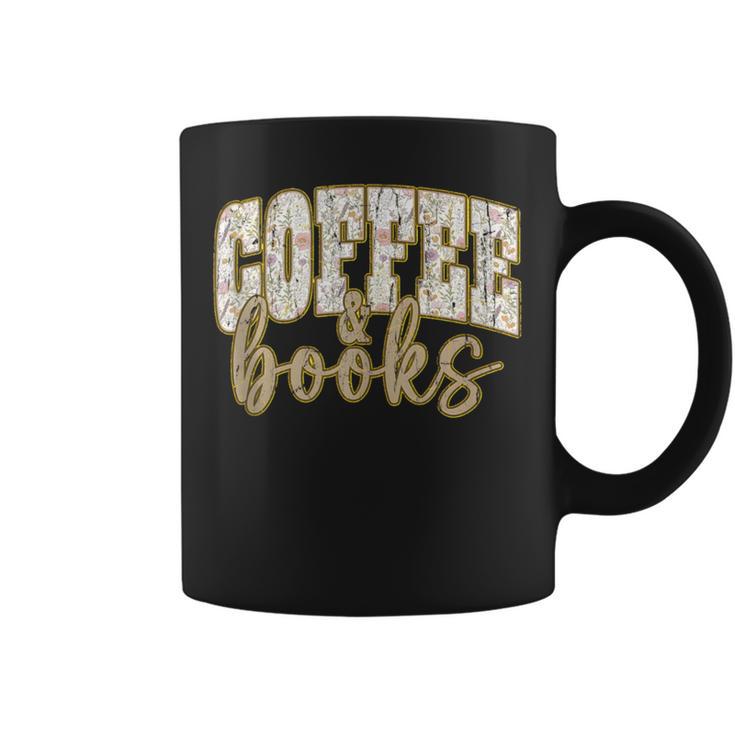Coffee And Books I Love Them Both Book Coffee Lover Graphic Print Coffee Mug