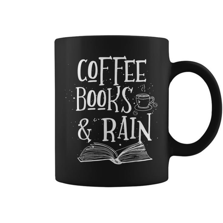 Coffee Rain Books Graphic Print Coffee Mug