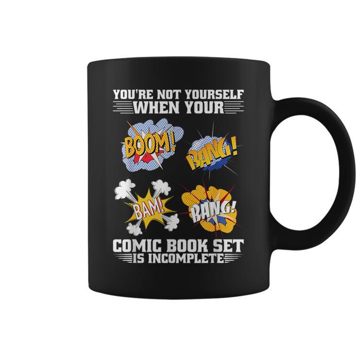 Comic Book Collecting Gear Collection Comics Collector Graphic Print Coffee Mug
