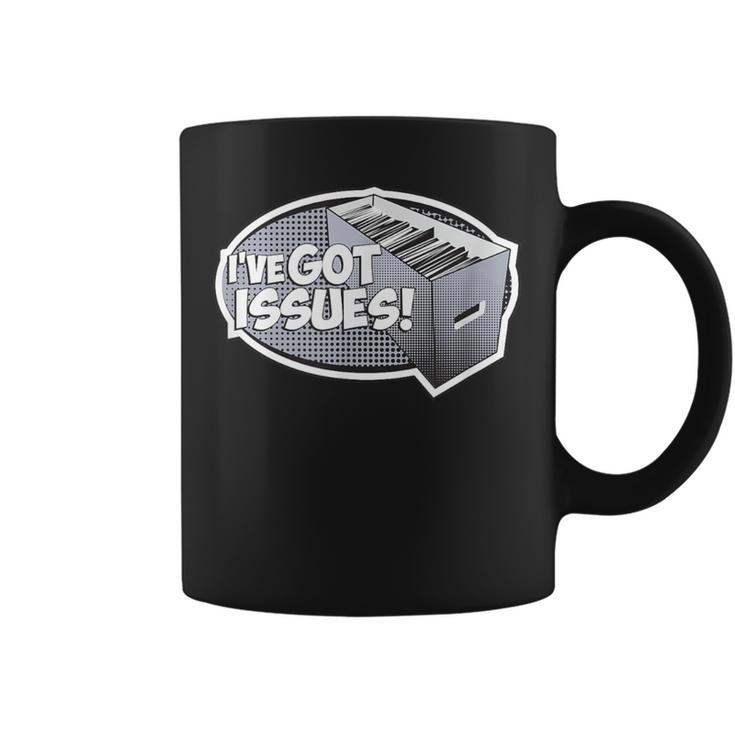 Comic Book Shirt I'Ve Got Issues Comics Lover T Shirt Graphic Print Coffee Mug