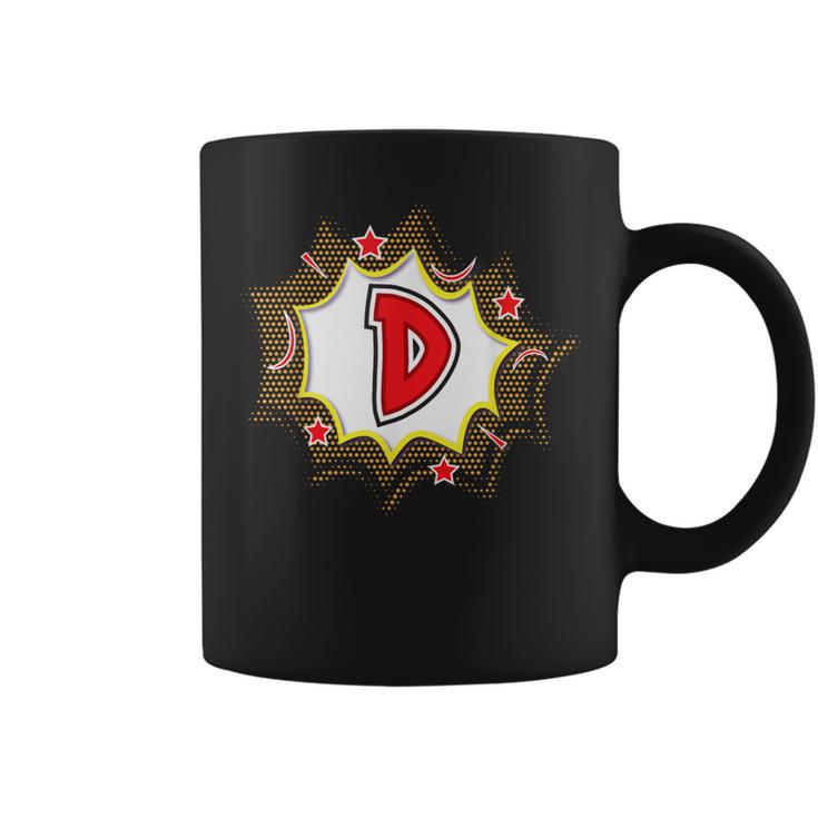 Comic Book Style Monogram Letter D For Boys Girls Women Men Graphic Print Coffee Mug Comic Book Style Monogram Letter D For Boys Girls Women Men Graphic Print Coffee Mug