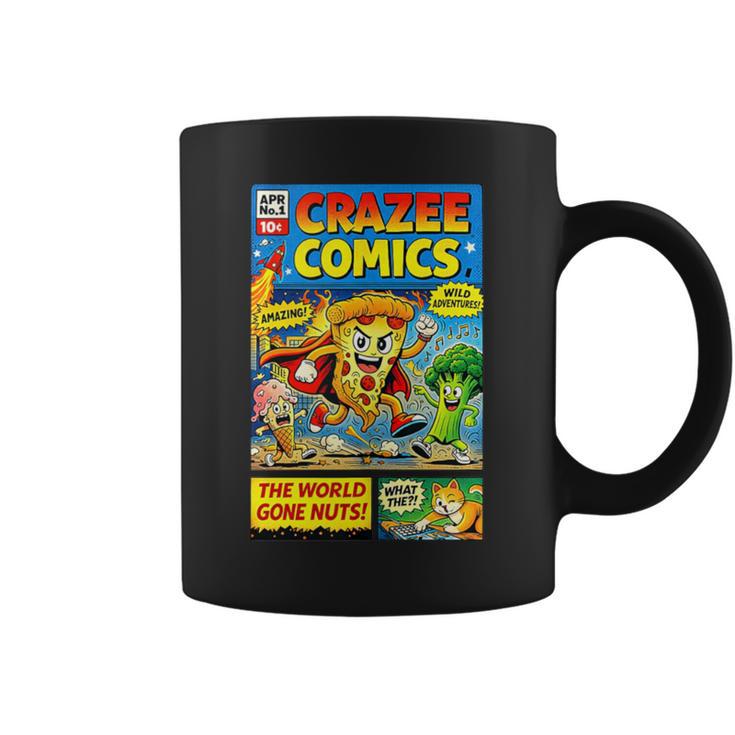 Comic Reader Comic Book Merch Vintage Reading Comic Books Graphic Print Coffee Mug