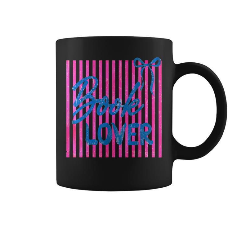 Coquette Book Lover Graphic Print Coffee Mug