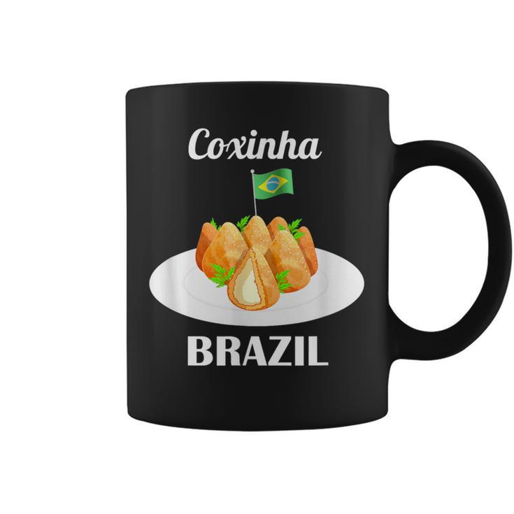Coxinha 伝統的なブラジル料理 ブラジル国旗 コーヒーマグ