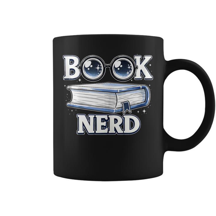 Cute Book Nerd Typography Minimalist Bookworm Fan Graphic Print Coffee Mug