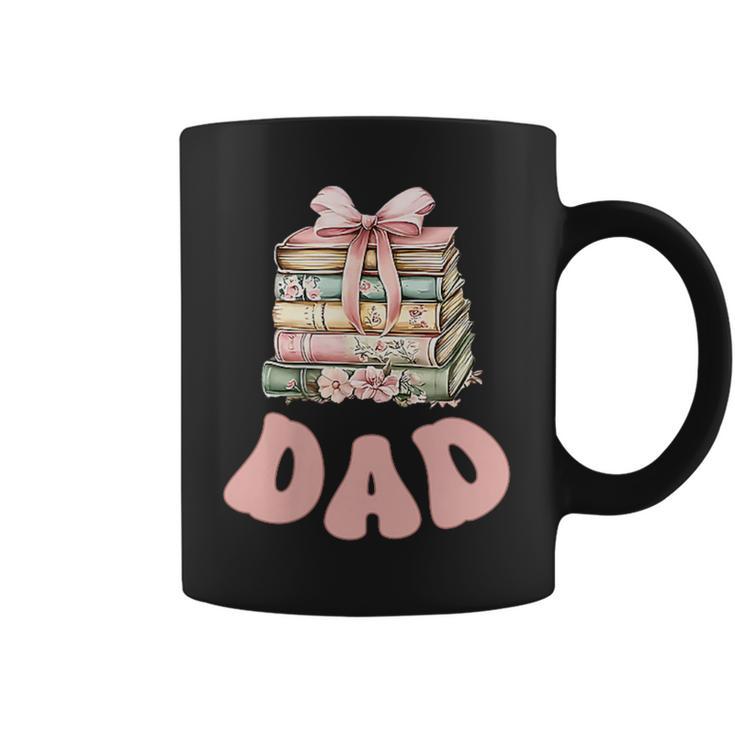 Dad Book First Chapter Birthday Family Matching Party Graphic Print Coffee Mug