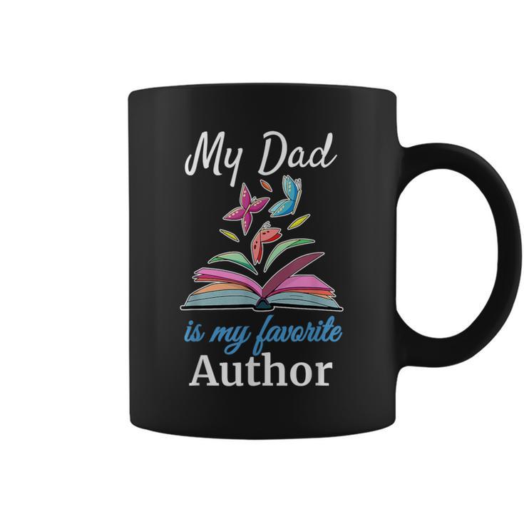 My Dad Is My Favorite Author For Book Lovers Graphic Print Coffee Mug
