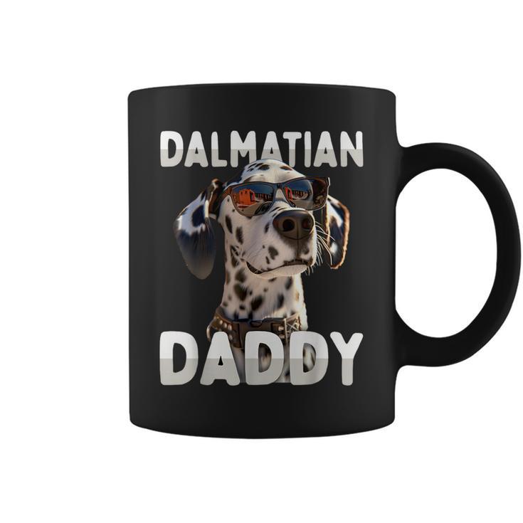 Dalmatian Daddy Cani Papà Festa Del Papà Dad Dalmata Tazze