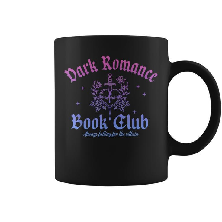 Dark Romance Book Club Always Falling For The Villain Quote Graphic Print Coffee Mug