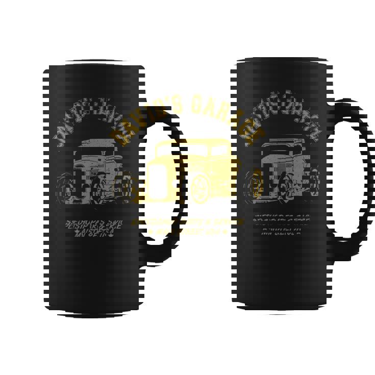 David's Garage Hotrod クラシックカーデザイン 長袖tシャツ コーヒーマグ