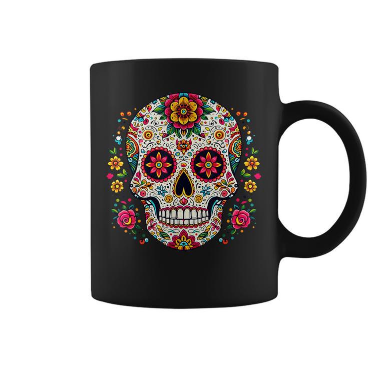 Day Of The Dead シュガースカル Dia De Los Muertos コーヒーマグ