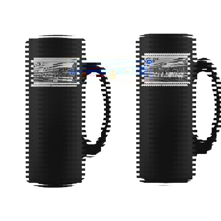 Ddr東ドイツベルリン列車消印sovi8プロパガンダ。 コーヒーマグ
