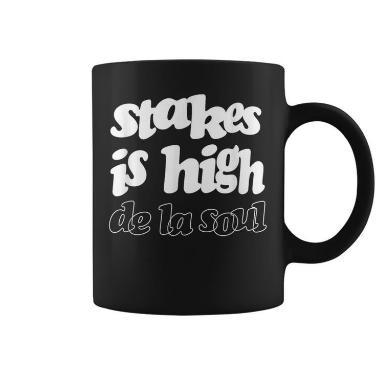 De Laoul 「Stakes Is High」 コーヒーマグ
