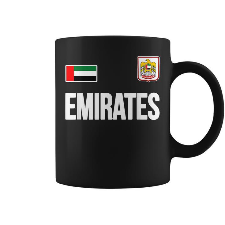 De Los Emiratos Árabes Unidos Regalo De La Bandera De Los Emiratos Taza de café