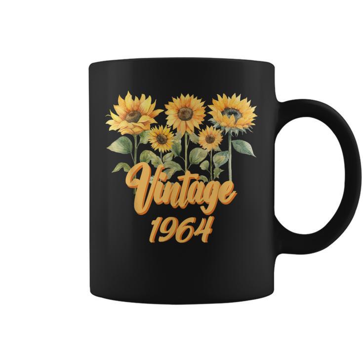 intage 1964 Avec Cinq Beaux Tournesols Tasse