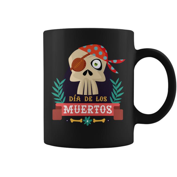 Dia De Los Muertos Piratekull Day Of Dead ギフト 長袖tシャツ コーヒーマグ