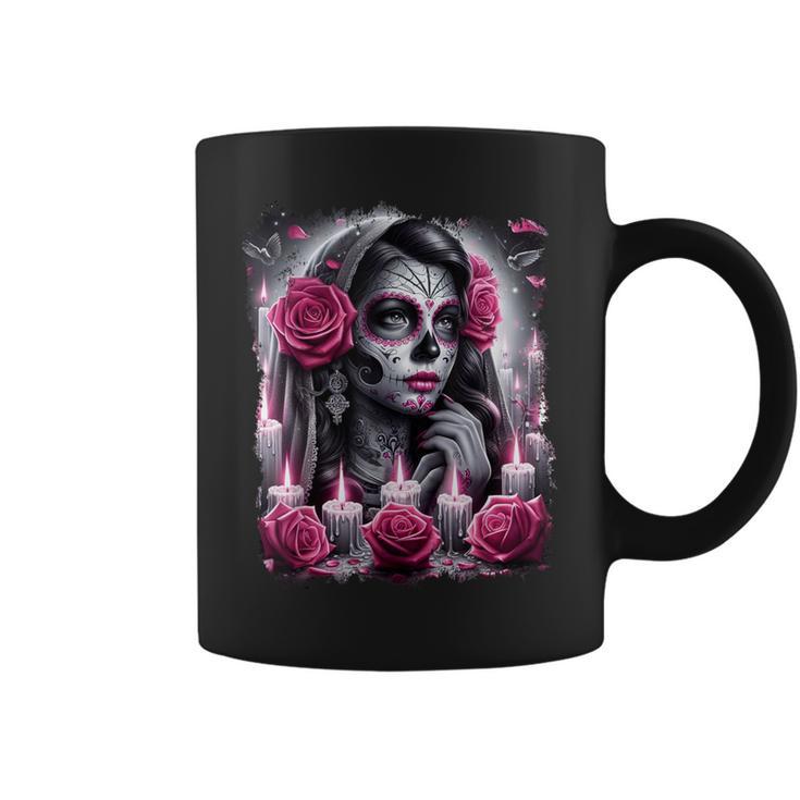 Dia De Los Muertos Mexicos Morts Hommes S Tasse