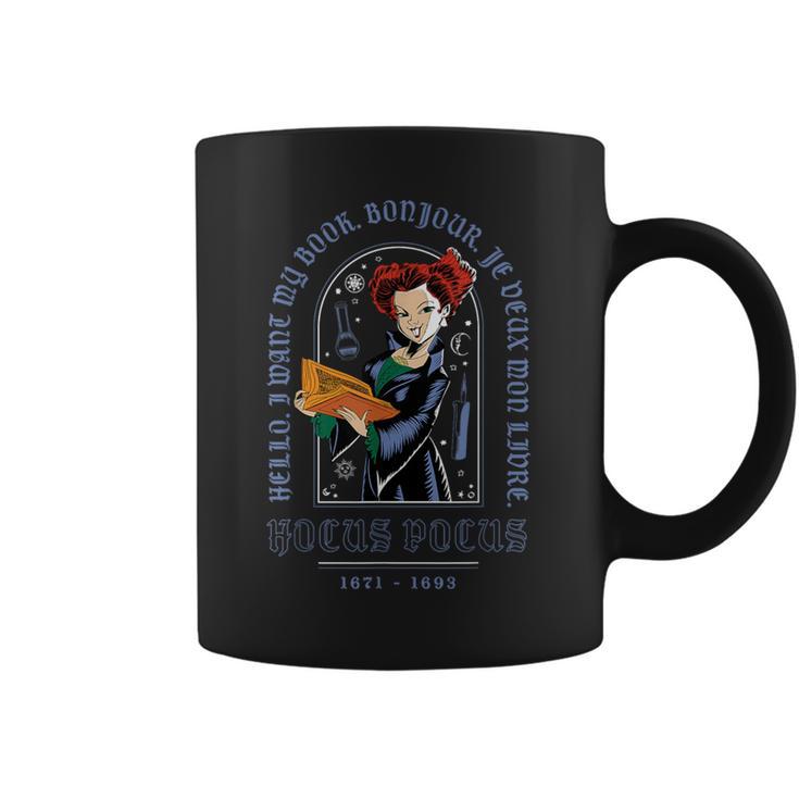 Disney Hocus Pocus Halloween Winifred Sanderson Want My Book Graphic Print Coffee Mug