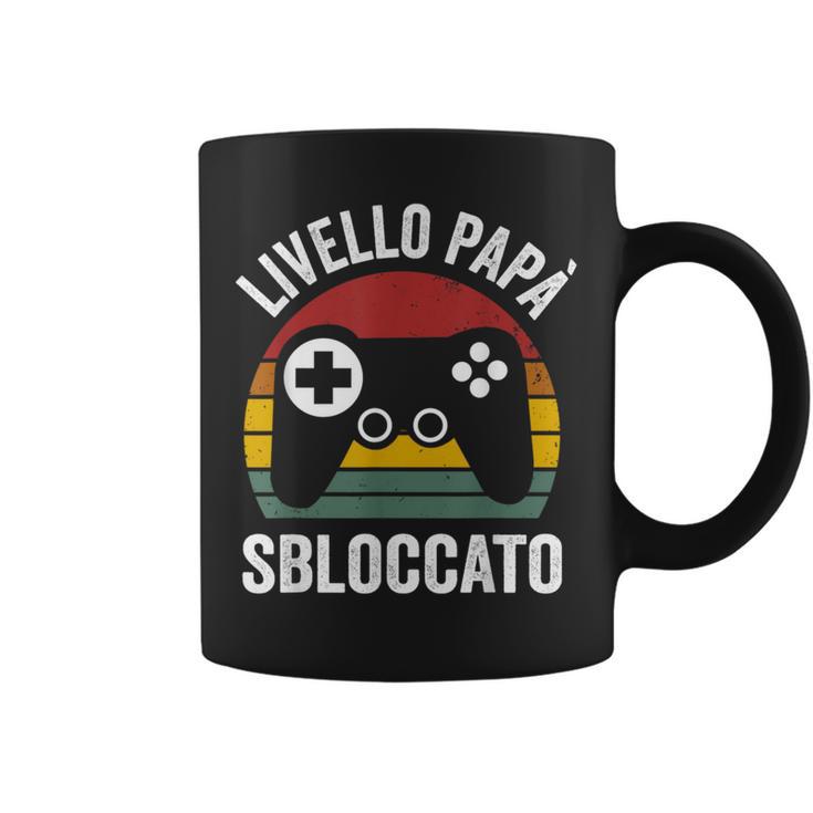 Divertente Nuovo Papà Camicia Papà Livellobloccato Tazze