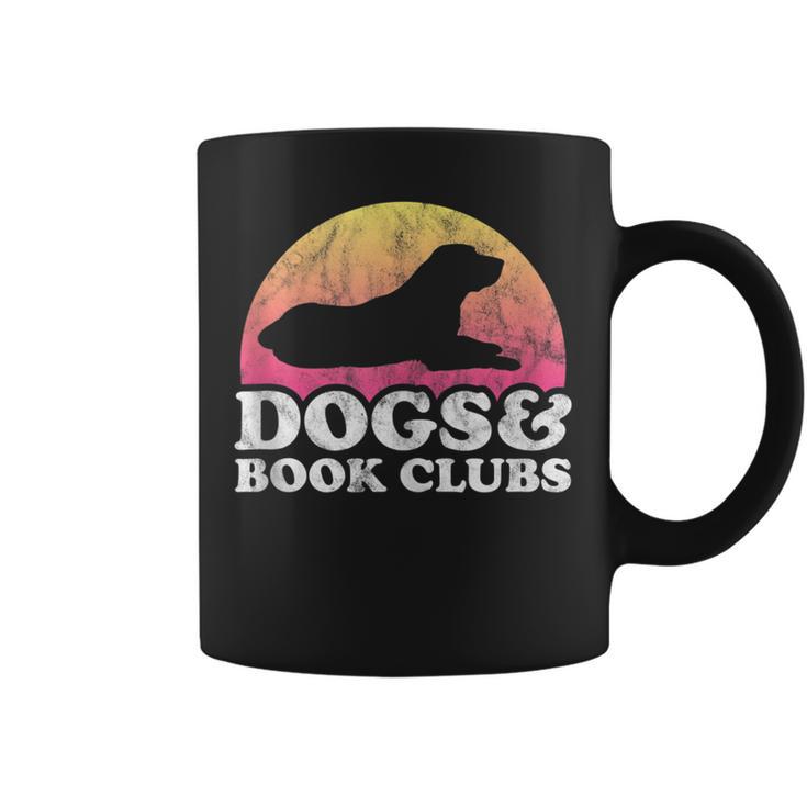 Dogs And Book Clubs Or Women's Dog And Book Club Graphic Print Coffee Mug