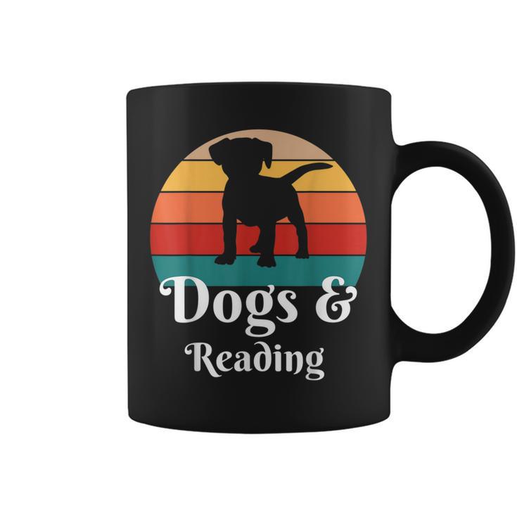 Dogs And Reading Books Graphic Print Coffee Mug