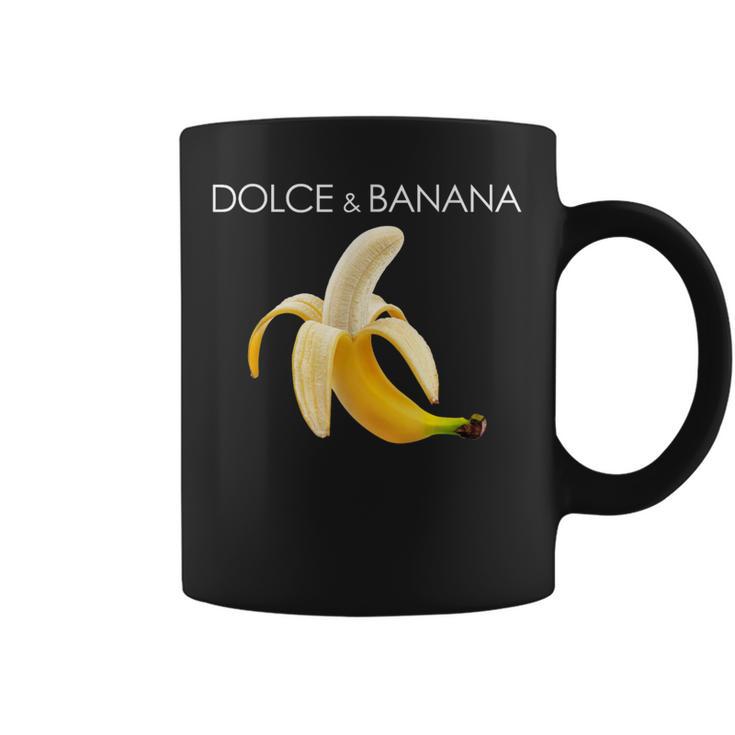 Dolce And Banana T Cute Graphic Banana コーヒーマグ