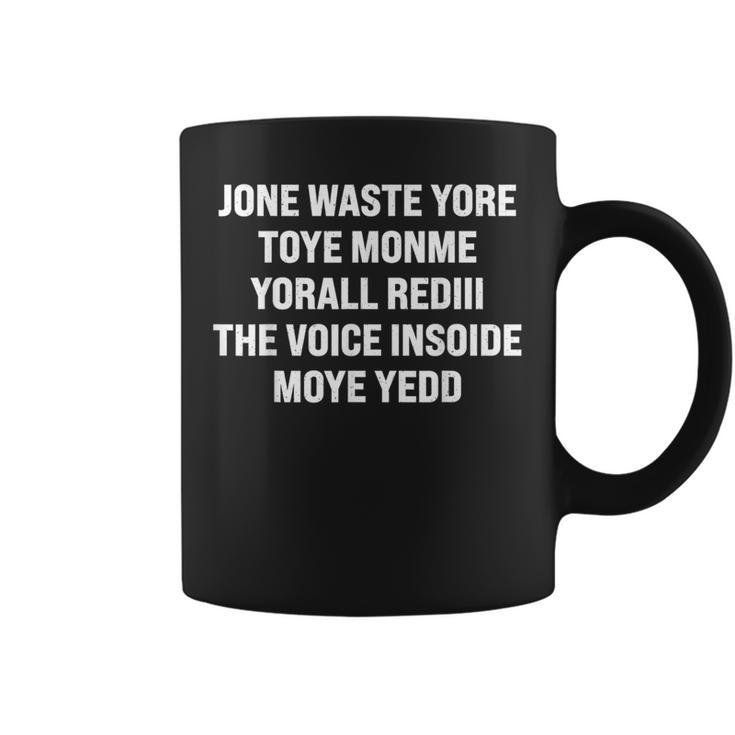 Don't Waste Your Time On Me ポップパンクロックバンド 面白い歌詞 コーヒーマグ