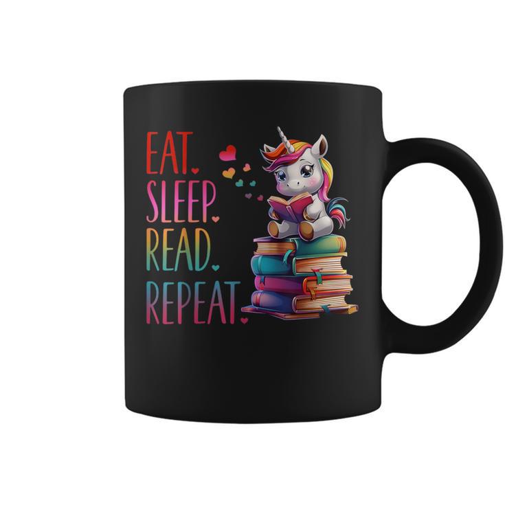 Eat Sleep Read Repeat Unicorn Read Book Reading Lovers Kids Graphic Print Coffee Mug Eat Sleep Read Repeat Unicorn Read Book Reading Lovers Kids Graphic Print Coffee Mug