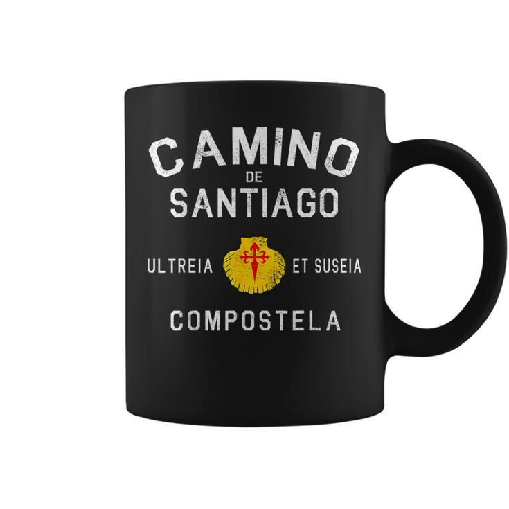 El Camino Deantiago Buen Caminot James Way ハイキングギフト コーヒーマグ