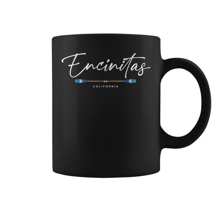 Encinitas California Oars グラフィック コーヒーマグ
