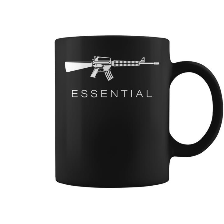 Essential Weapons ガンシャツ Ar-15 アサルトライフル銃 長袖tシャツ コーヒーマグ