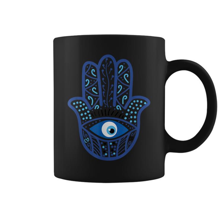 Evil Eye Artwork Hamasa Good Luck Hand Of Fatima Hipster コーヒーマグ