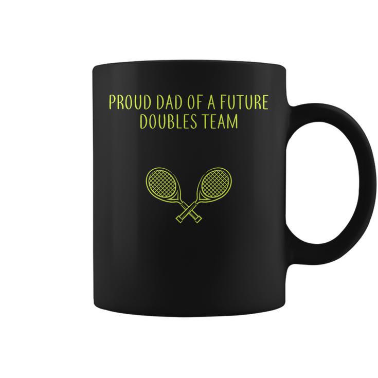 Fiero Papà Di Un Futuro Doppio Team Identico Twins Tennis Tazze