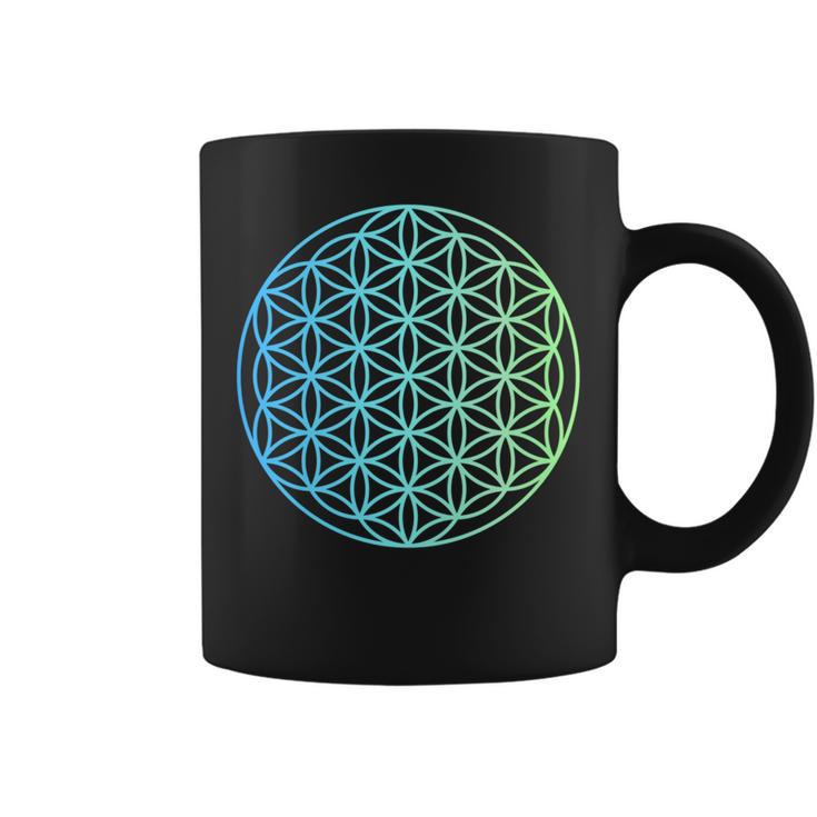 Flower Of Life 宇宙のポジティブなエネルギー フラワーオブライフ 長袖tシャツ コーヒーマグ
