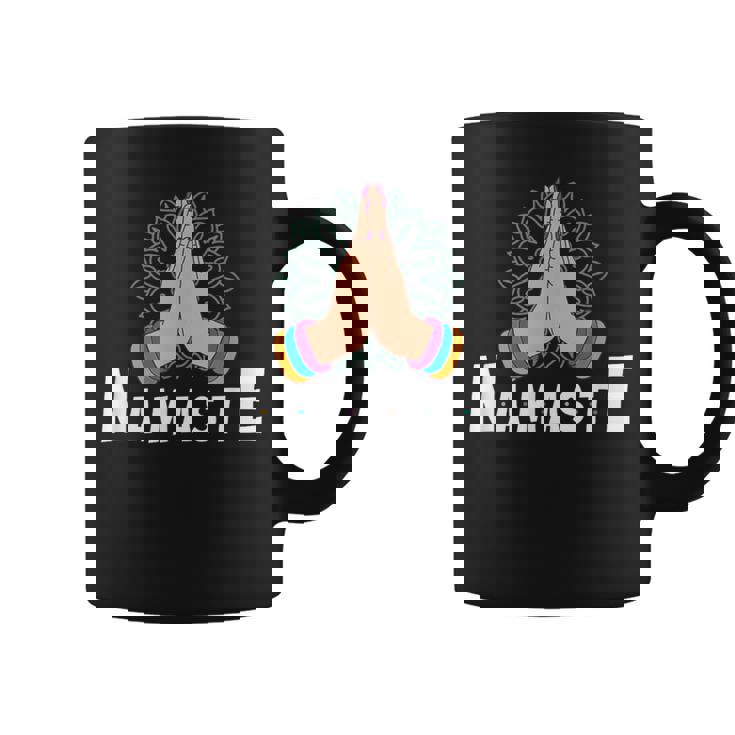 Fold Your Hands 瞑想 ナマステ コーヒーマグ