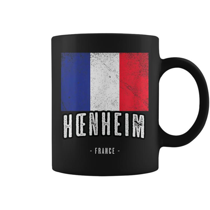 Fr Ciudad Bandera Drapeau Français Taza de café