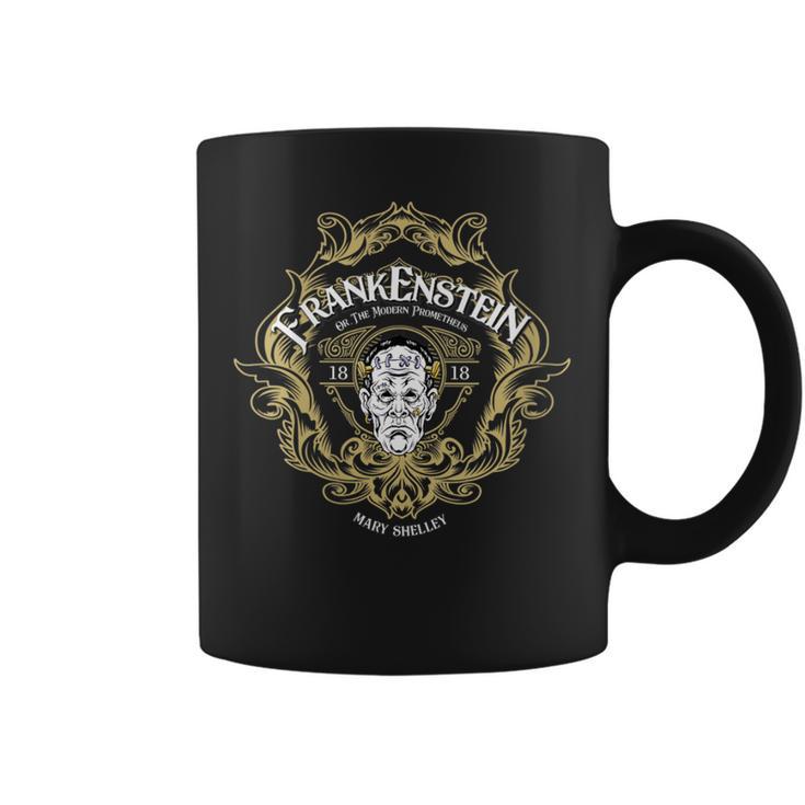 Frankenstein Book Victorian Badge Logo Graphic Print Coffee Mug