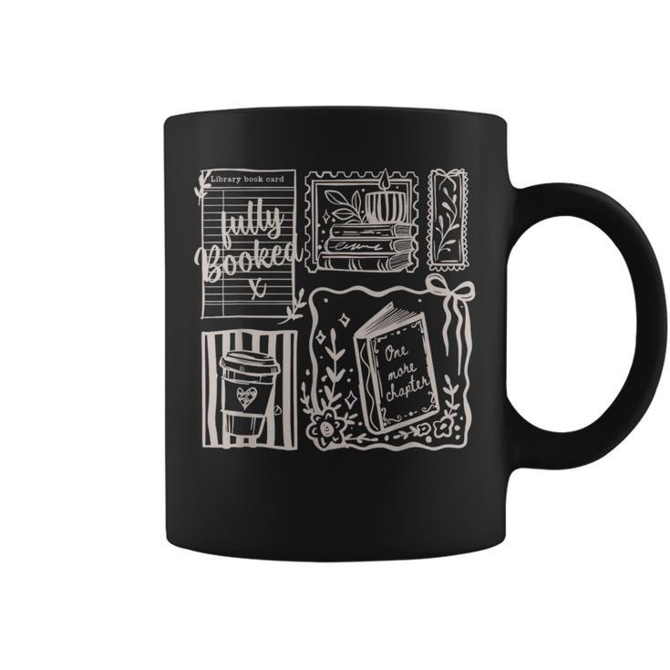 Fully Book One More Chapter Vintage Book Lovers Matching Graphic Print Coffee Mug