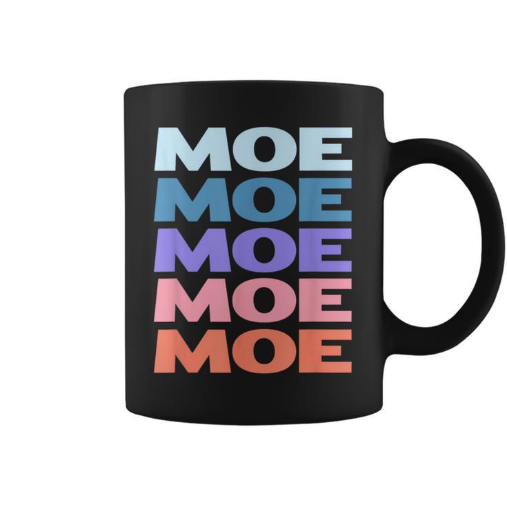 Modern Repeated Text Moe コーヒーマグ