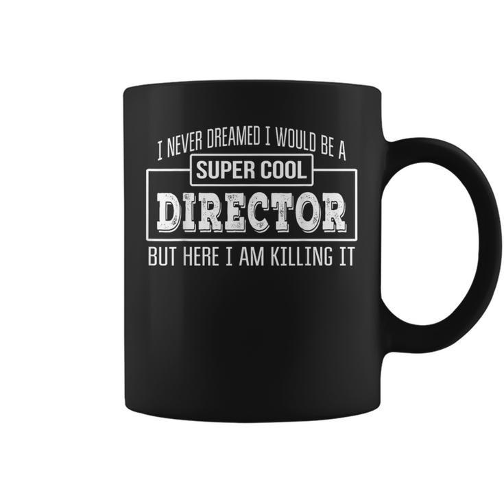 uper Cool Director 面白いギフト コーヒーマグ