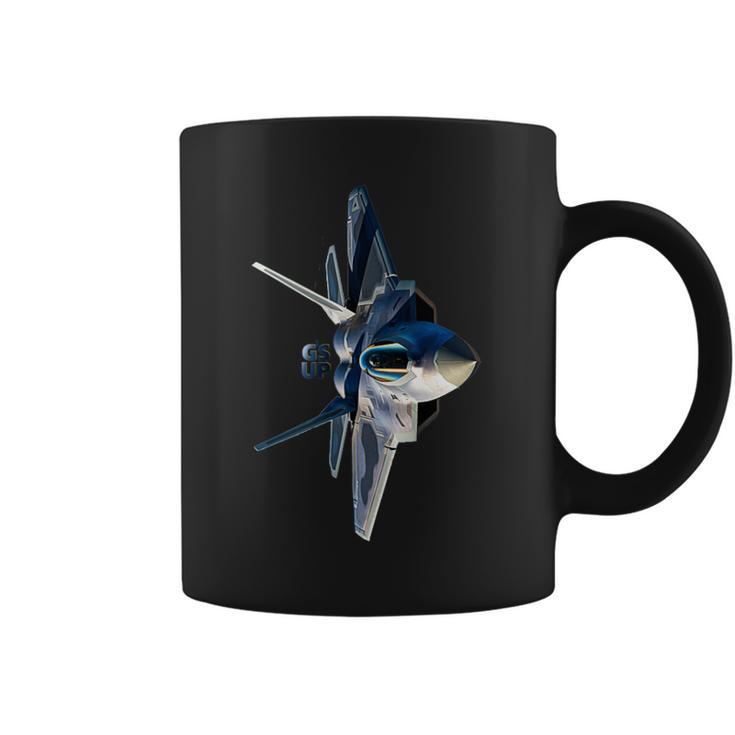 G's Up、戦闘機f-22、ジェット&飛行機好きに。 コーヒーマグ