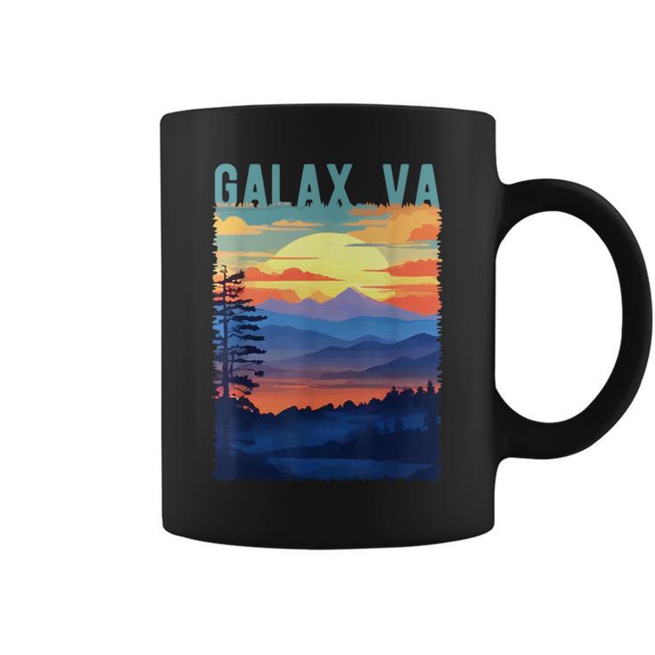 Galaxirginia Usa 山景色 サンセットスタイルデザイン コーヒーマグ