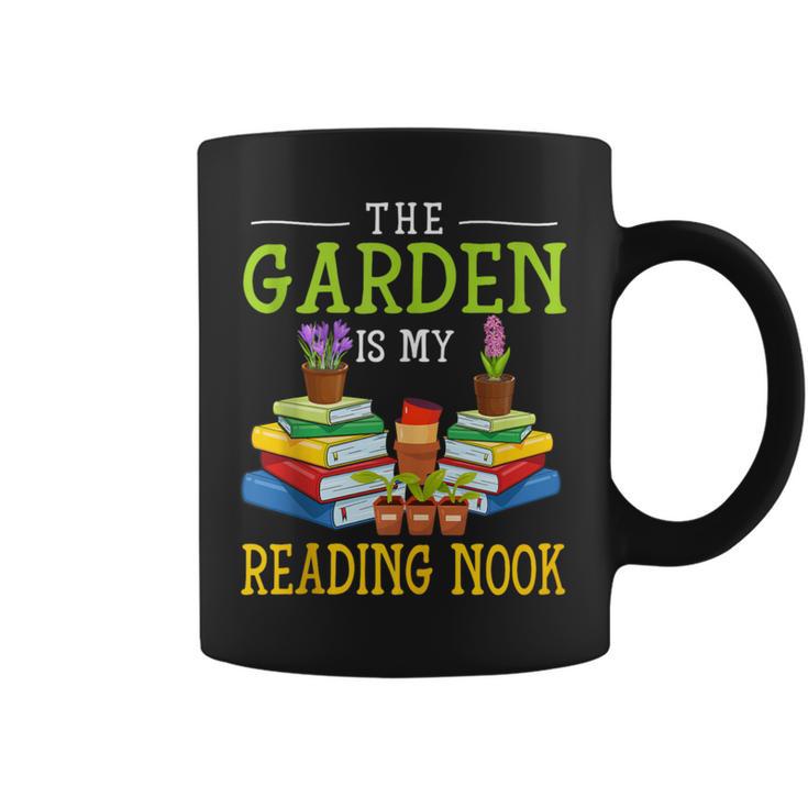 The Garden Is My Reading Nook Books Garden Graphic Print Coffee Mug