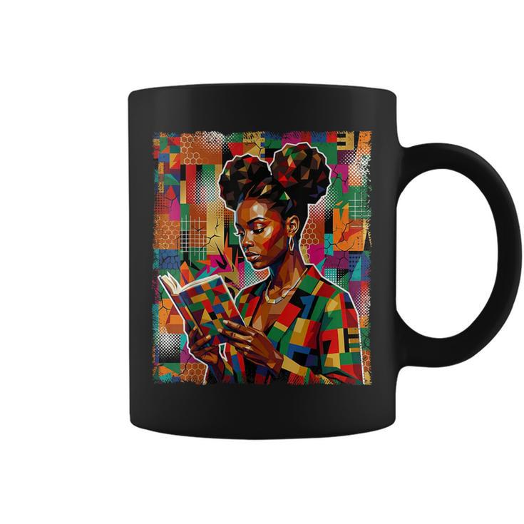 Geometric History Educated Women Reading Book Melanin Graphic Print Coffee Mug Geometric History Educated Women Reading Book Melanin Graphic Print Coffee Mug