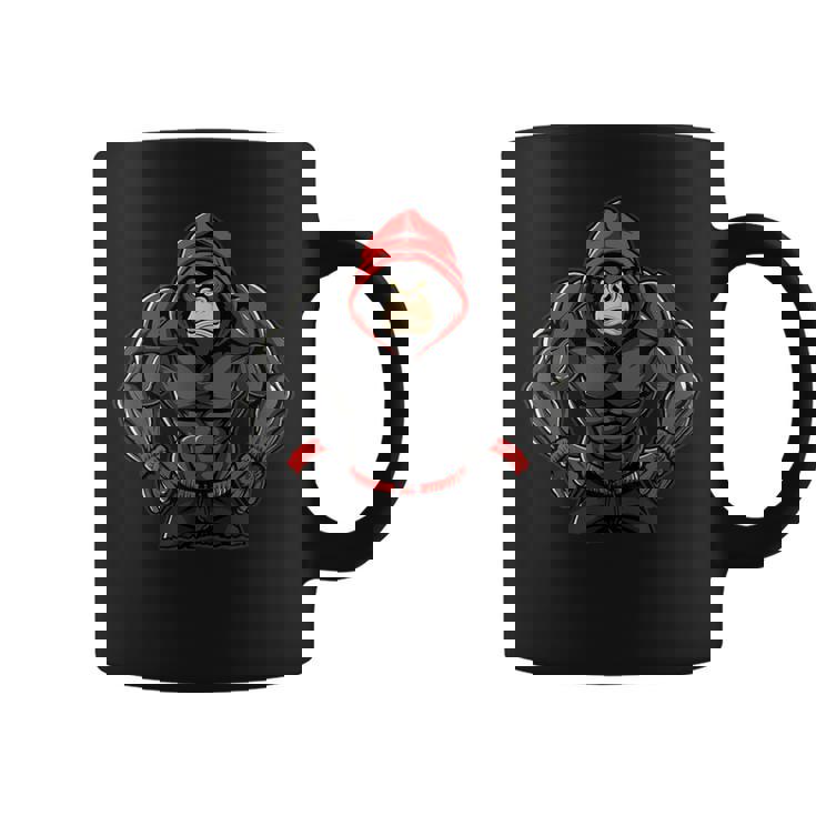 Gorilla Workout Angrytrongcaryilverback Gorilla Gym コーヒーマグ