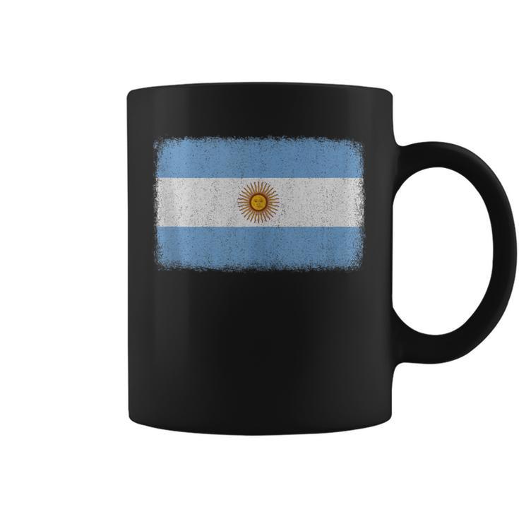 Gráfico De Bandera De Argentina Para Hombres Es Y Niños In Mangas Taza de café