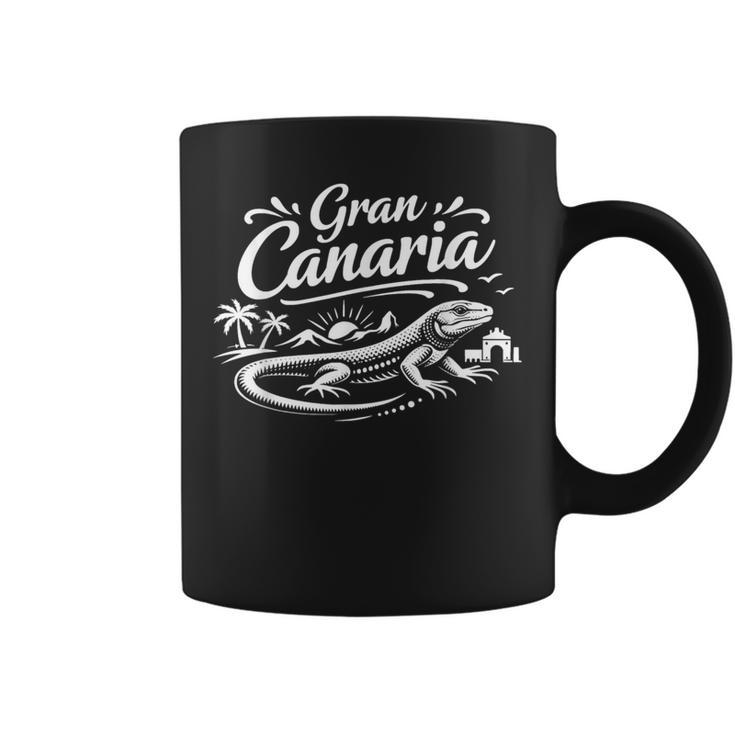 Gráfico Deiaje De Gran Canaria Lagartija Canaria Taza de café
