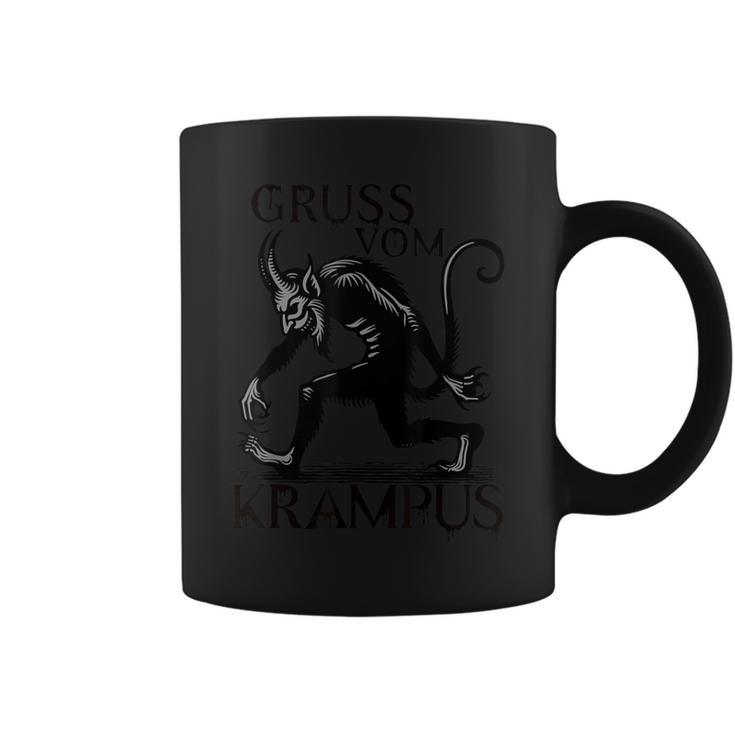 Grussom Krampus Dark Christmas Horror Krampusaludos Taza de café